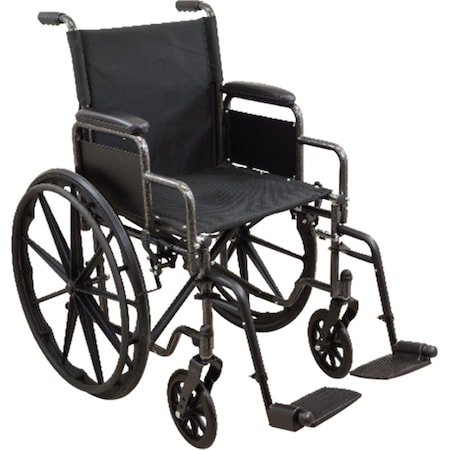 Roscoe Medical 16 x 16 in. K1 Swing Away Standard Wheelchair WC11616DS